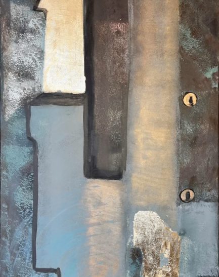 Akryl, szlagmnetal -  100x50cm